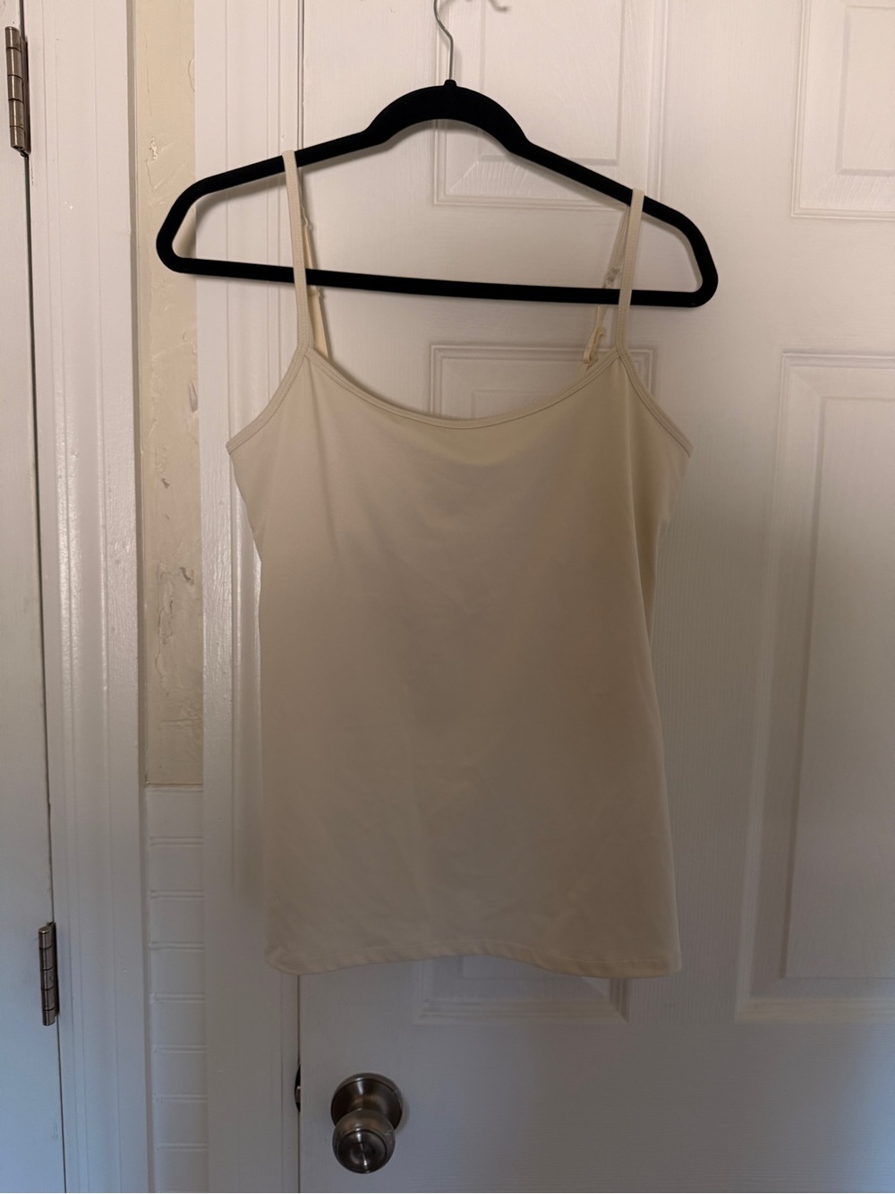 New York & Company Beige Adjustable Strap Camisole